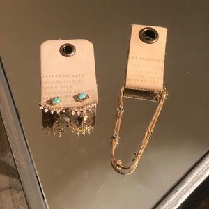 Anthropologie Bracelet & Earrings